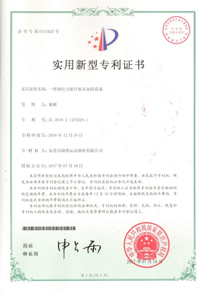 Patent Certificate 05